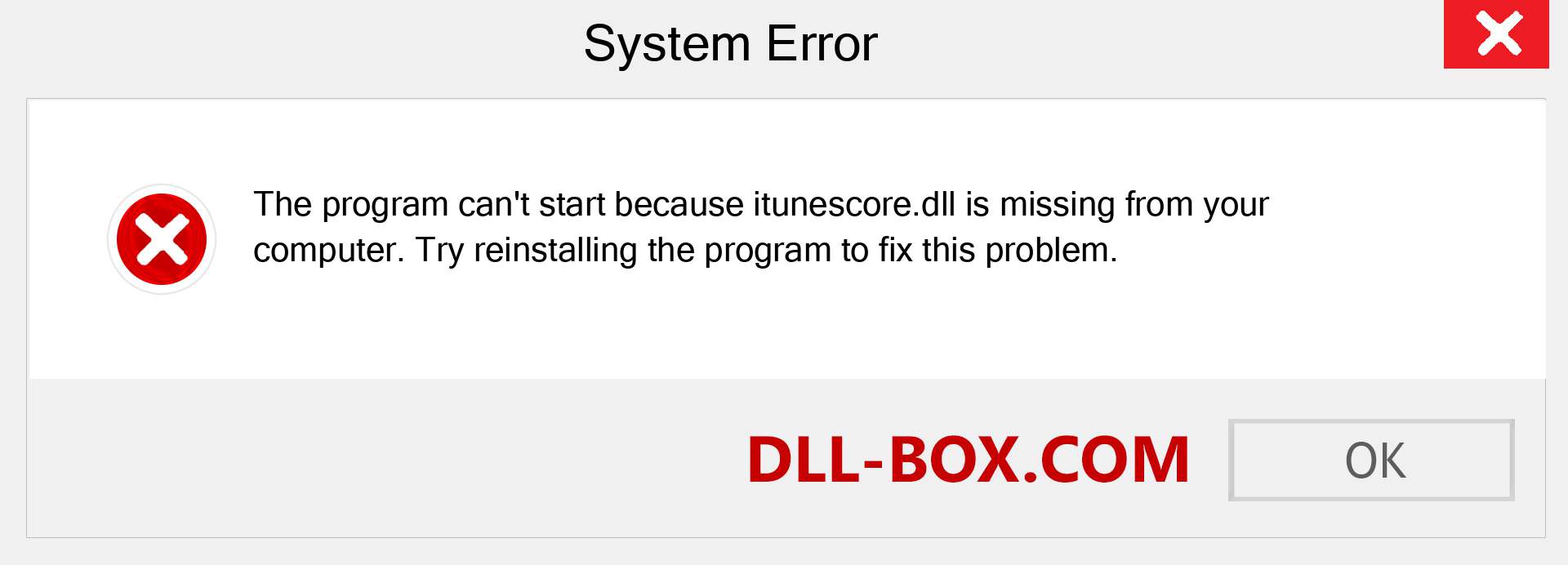  itunescore.dll file is missing?. Download for Windows 7, 8, 10 - Fix  itunescore dll Missing Error on Windows, photos, images